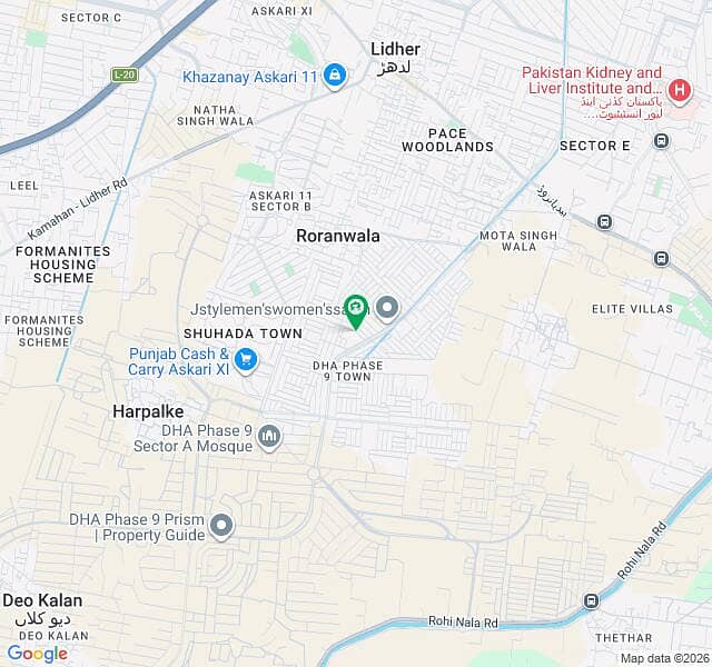 9 Town A Block #865 Corner Plot 8.5M 0