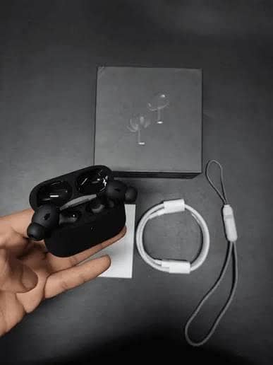 AirPods Pro 2 Black Buzzer | Wireless Earbuds Bluetooth powerful sound