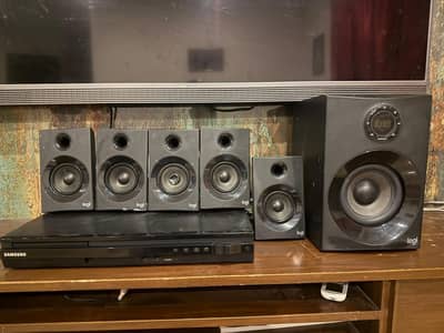 Samsung HT-E350K Receiver + Logitech 5.1 Surround Sound System