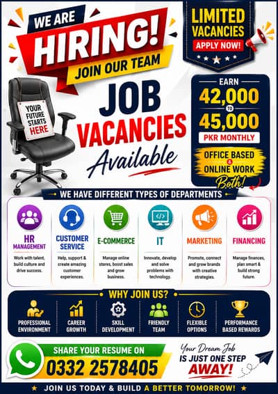 We are Hiring | 42K–45K | Apply Now!