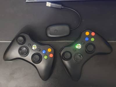 XBOX 360 Wireless Controllers x2 | A+ Replicas | Wireless 2.4Ghz