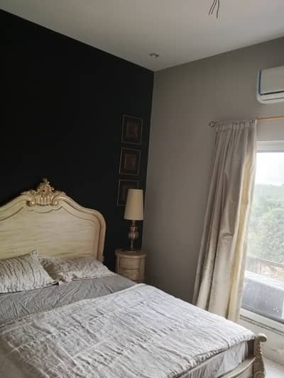 One bedroom furnished flat available For Rent Tremezzo Bahria Town phase 7
