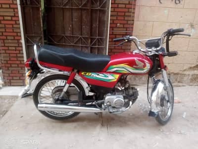 Honda CD70 cc Model 2024 On WhatsApp 0325-4984360