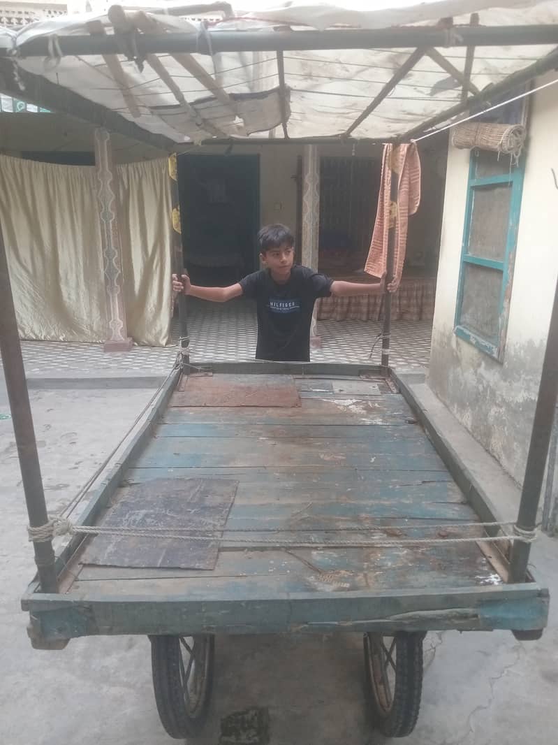 Handcart لکڑی کی ریڑھی 2