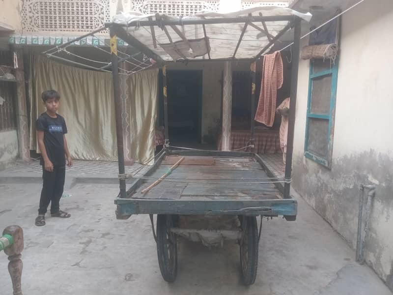 Handcart لکڑی کی ریڑھی 3