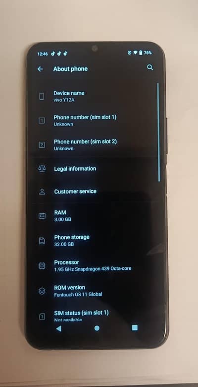 Vivo Y12A