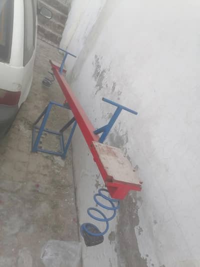 see saw and slide jhula
