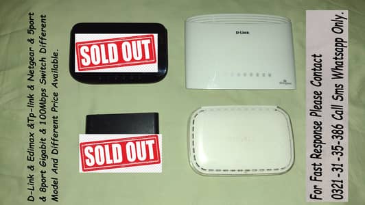 netgear 5port tplink 5port dlink 8port gigabit switch