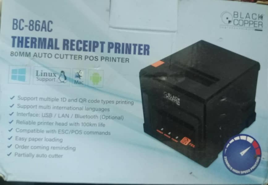 receipt printer, bill printer 1