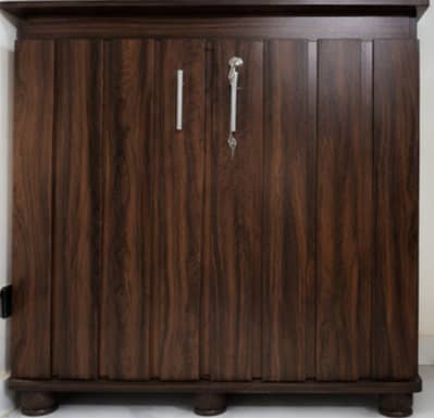 02 wardrobes, 01 dressing table, 01 shoe rack, and 01 divider
