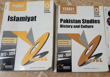 O level O2 books notes past paper islamiyat pst urdu mfm redspots