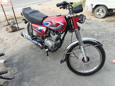 honda 125 2017 model Lahore number