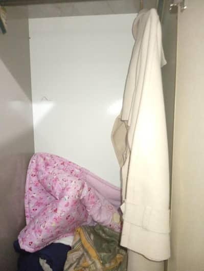 wooden wardrobe