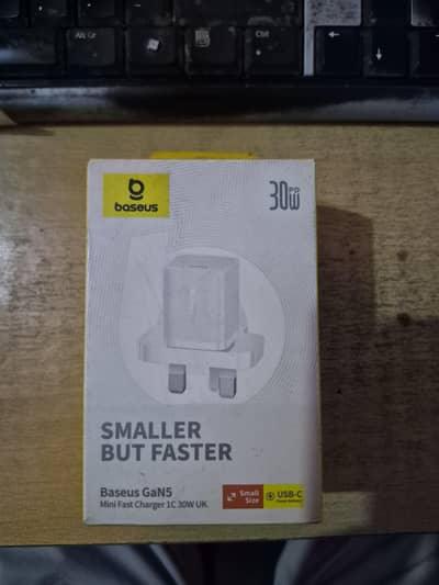 Baseus GaN5 Mini 30W Fast Charger UK Original For Iphone/ Android