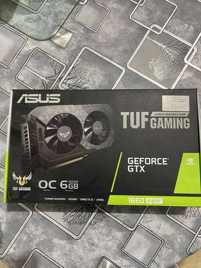 Asus tuf Gtx 1660 super 6gb