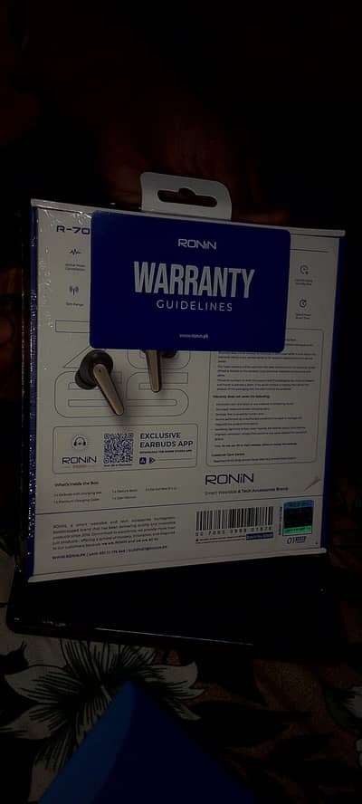 Ronin Wireless Earbuds ( R-7010 ANC + ENC ) Box Packed with Guaranteed