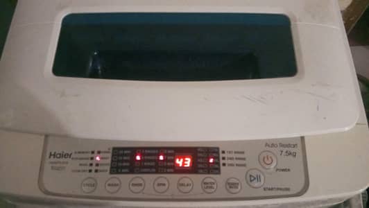 Haier touch wash machine plus dryer