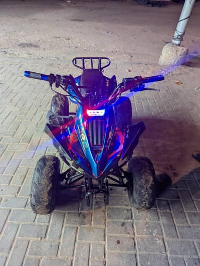 four wheel bike hai yah self start hai new battery install hai