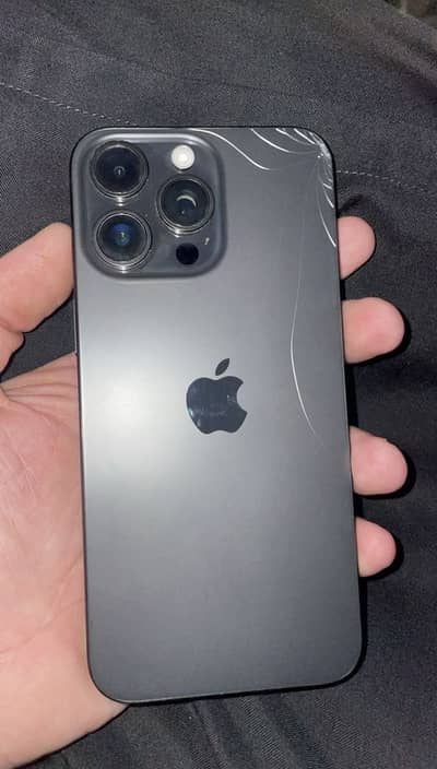 iPhone 15 pro max 256 gb factory unlock sim used lla model