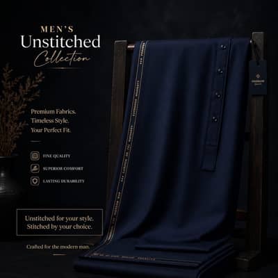 Men's Premium Unstitched Shalwar Kameez