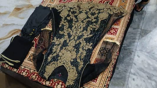 bottom , short frok , chiffon duppta