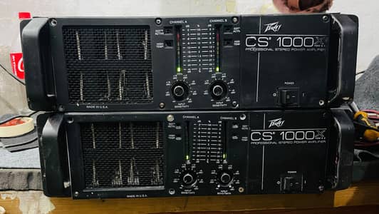 Peavey cs 1000 cs 1200x cs 800 al power amplifier