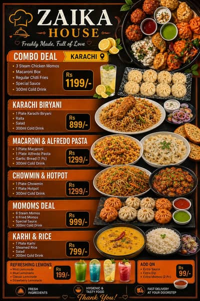 Message Assalamualaikum! I sell delicious homemade food. If you need