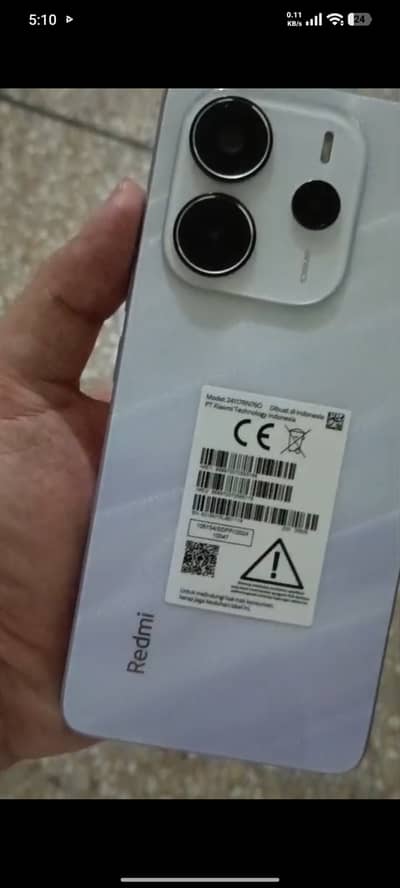 Redmi note 14 . . used but new only 2 month used . . non PTA