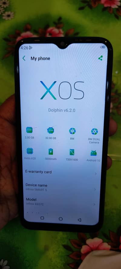 Infinix Smart 5. . 5000mh batry. . 2+2gb. 32 gb. 100%ok. . o3ooo7oo712