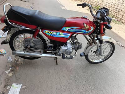 Honda CD 2023 Bata 24 model red colour 03036424722