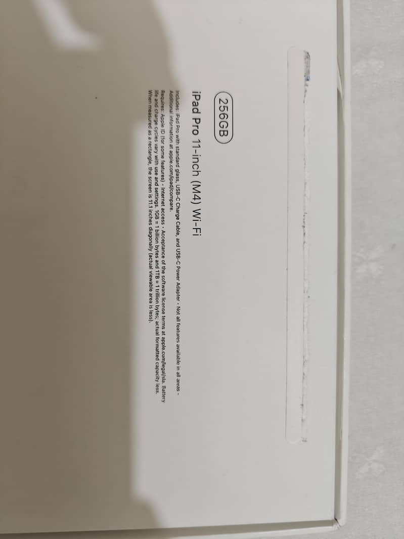 Ipad M4 pro 256 gb 1