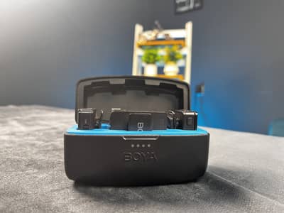 BOYA Mic All-in-One Wireless System (Dual Transmitter + Receiv
