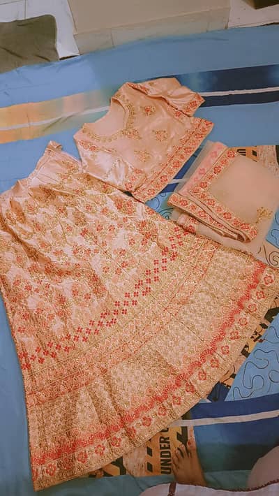 beautiful full embroided Indian shrara