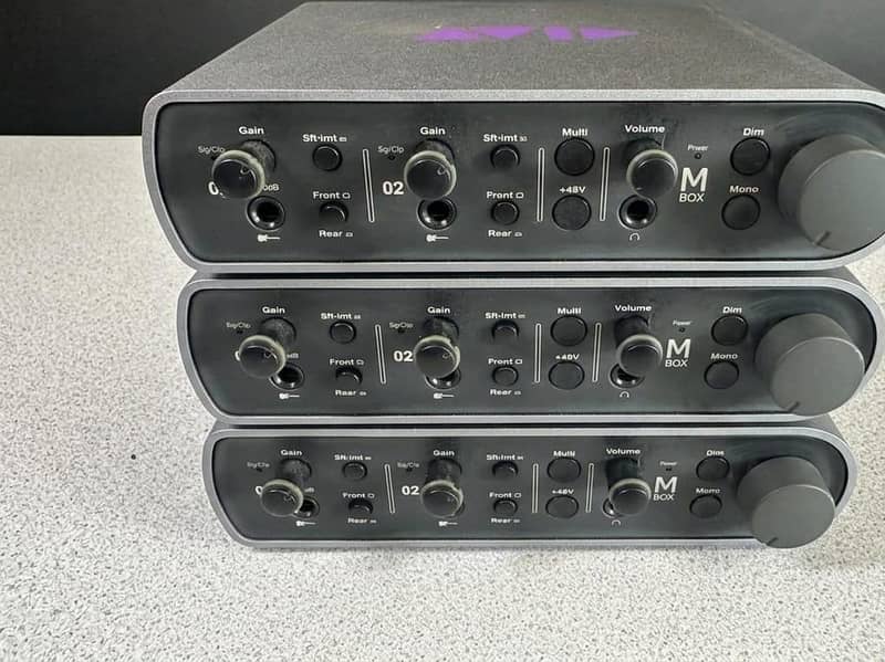avid pro m box 3rd generation audio interface 0