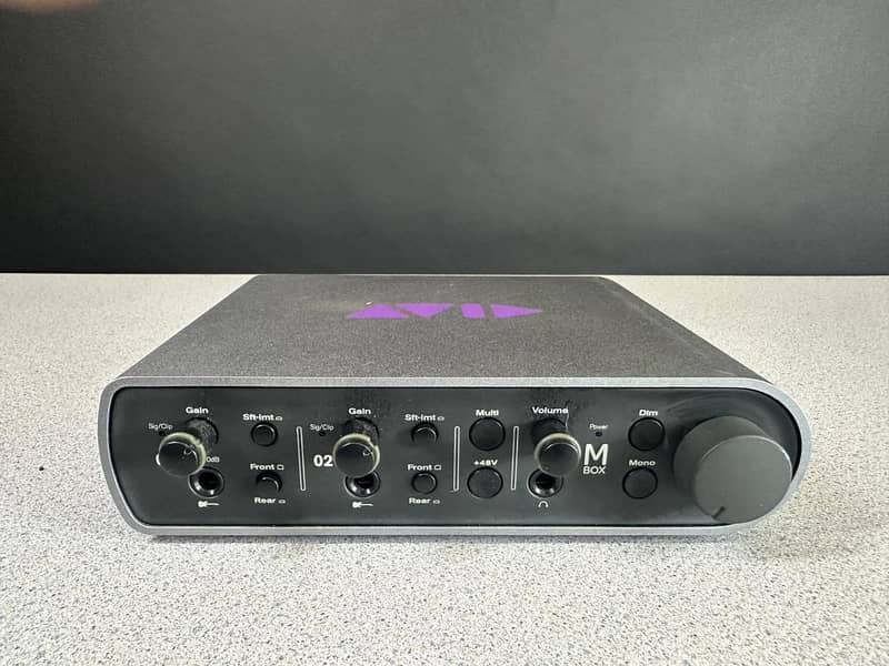 avid pro m box 3rd generation audio interface 2