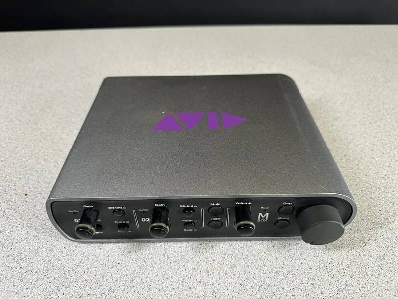 avid pro m box 3rd generation audio interface 3