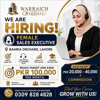 Female Sales Executive Bahria Orchard