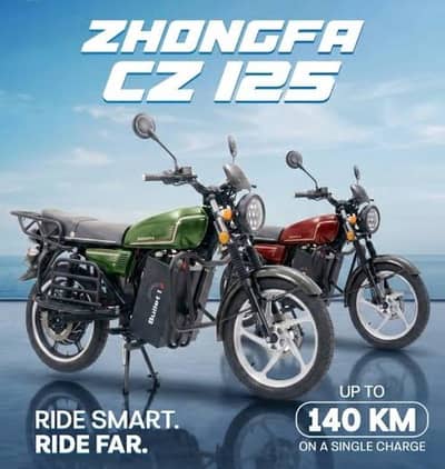 Zhong Fa CZ 125 - Electric Bike 2026- Available On Booking 03190252896