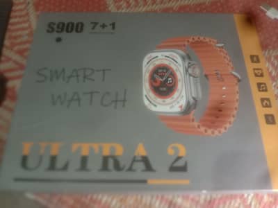 Ultra2 smart watch with 5 straps,charger and cover