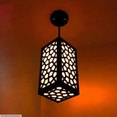 Wooden Geometric Ceiling Lamp | Modern Home Decor 