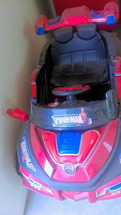 remote and battery operated car