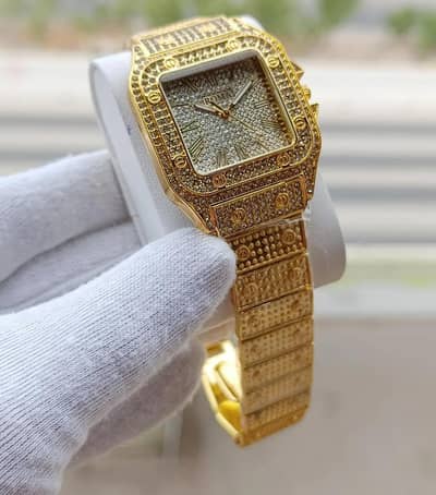luxury Diamond Rhinestone Watch for men
