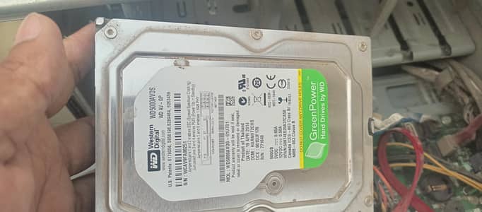 WD 500GB SATA HDD | WD5000AVDS | 3.5 Inch | Desktop Hard Drive