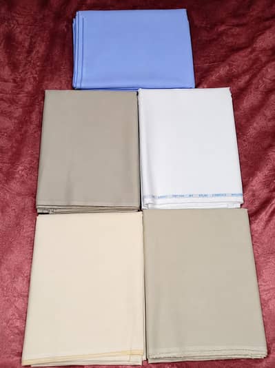 Gul Ahmed Premium Soft Cotton Men's Unstitched Suit | High Quality