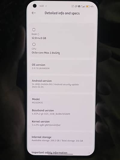 Xiaomi Mi 11 Ultra PTA APPROVED