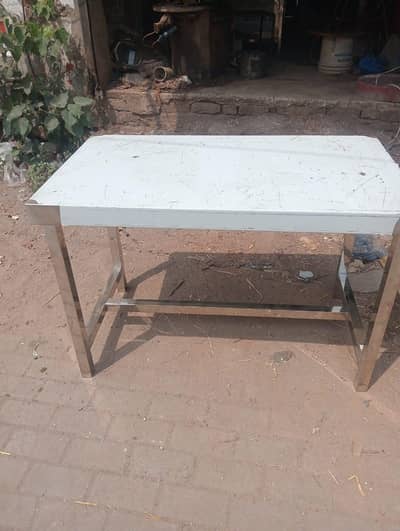 Brand new commercial table in steel