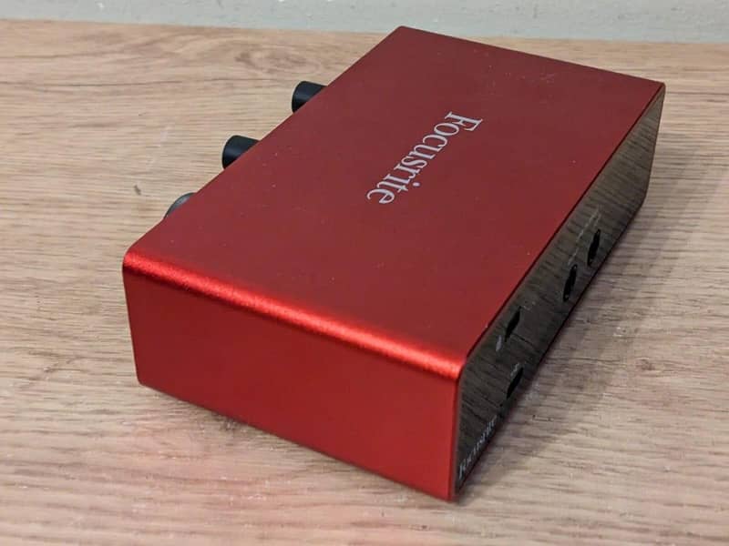 Audio interface in good condition. 12