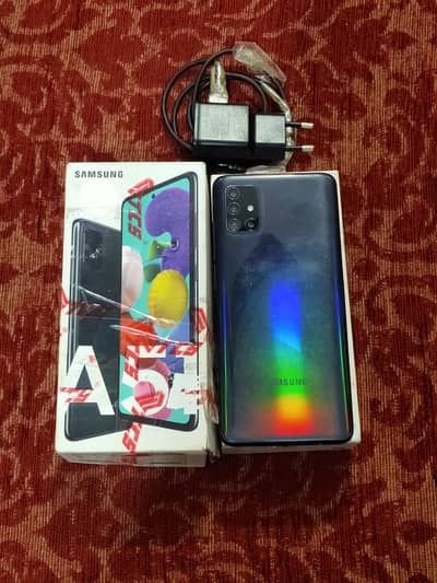 Samsung Mobile A51 Official Pta With Box Charger (Just Panel Change)