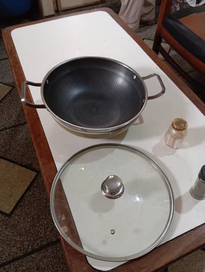 Duel Side Honey Cobe Laser cut Karahi