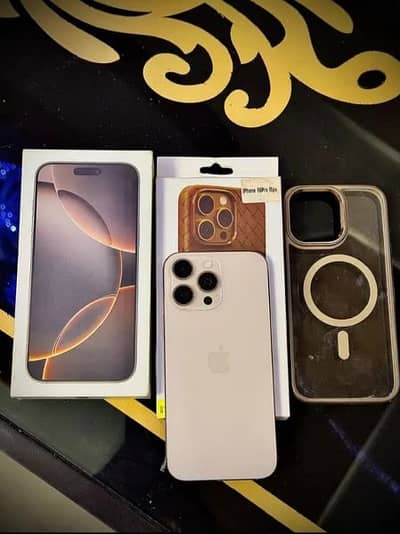 iphone 16 pro max official pta approved tottly geniune 512gb